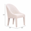 Domo Dining Chair in Ivory