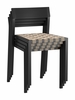 Draco Dining Chair Set of 2 in Black