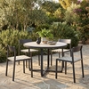 Draco Dining Chair Set of 2 in Black