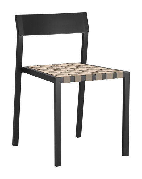Draco Dining Chair Set of 2 in Black