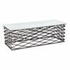 Duchess Coffee Table in White & Antique Bronze