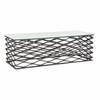 Duchess Coffee Table in White & Antique Bronze