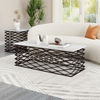 Duchess Coffee Table in White & Antique Bronze