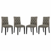 Duchess Dining Chair Fabric Set of 4