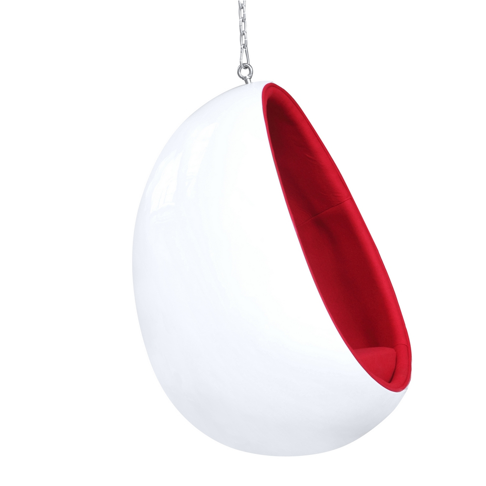Egg Hanging Chair, White Modern In Designs