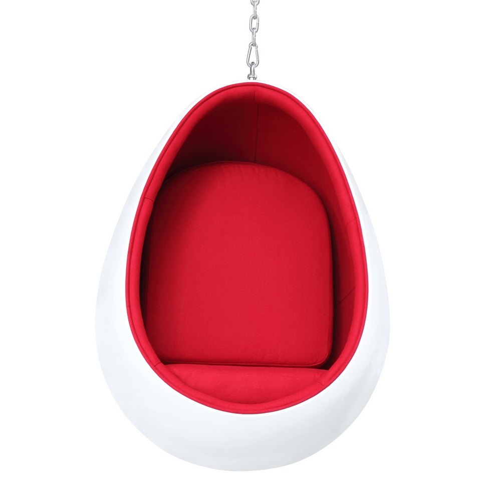 Egg Hanging Chair, White Modern In Designs