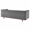 Elation Tufted Performance Velvet Sofa in Gray