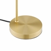 Element Glass Table Lamp in Satin Brass