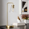 Element Glass Table Lamp in Satin Brass