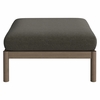 Eleni Square Outdoor Patio Teak Wood Ottoman