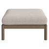 Eleni Square Outdoor Patio Teak Wood Ottoman