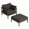 Eleni Outdoor Patio Teak Wood Armchair