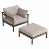 Eleni Outdoor Patio Teak Wood Armchair