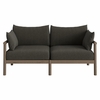 Eleni 4-Piece Outdoor Patio Teak Wood Sofa Set