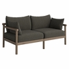 Eleni 4-Piece Outdoor Patio Teak Wood Sofa Set