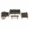 Eleni 5-Piece Outdoor Patio Teak Wood Furniture Set