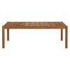 Eleni 89-Inch Outdoor Patio Teak Wood Dining Table