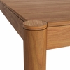 Eleni 89-Inch Outdoor Patio Teak Wood Dining Table
