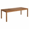 Eleni 89-Inch Outdoor Patio Teak Wood Dining Table