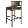 Eleni Outdoor Patio Teak Wood Bar Stools Set of 2