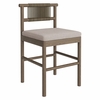 Eleni Outdoor Patio Teak Wood Counter Stools Set of 2