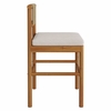Eleni Outdoor Patio Teak Wood Counter Stools Set of 2