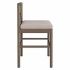 Eleni Outdoor Patio Teak Wood Counter Stools Set of 2