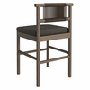 Eleni Outdoor Patio Teak Wood Counter Stools Set of 2