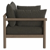 Eleni Outdoor Patio Teak Wood Loveseat