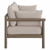 Eleni Outdoor Patio Teak Wood Loveseat