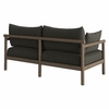 Eleni Outdoor Patio Teak Wood Loveseat