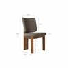 Eleni Outdoor Patio Teak Wood Rope Dining Chair