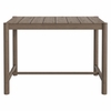 Eleni Rectangle 56-Inch Outdoor Patio Teak Wood Rectangular Bar Table