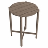 Eleni Round 35 Inch Outdoor Patio Teak Wood Round Bar Table