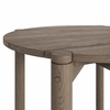 Eleni Round 35 Inch Outdoor Patio Teak Wood Round Bar Table