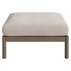 Eleni Square Outdoor Patio Teak Wood Ottoman