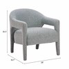 Eluma Accent Chair in Dusty Teal