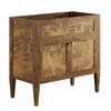 Elysian 36" Wood Bathroom Vanity Cabinet in Brown