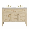 Elysian 48" Double Sink Bathroom Vanity in Burl