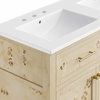 Elysian 48" Double Sink Bathroom Vanity in Burl