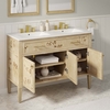 Elysian 48" Double Sink Bathroom Vanity in Burl