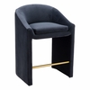 Emas Counter Stool in Midnight Gray