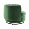Embrace Tufted Performance Velvet Performance Velvet Swivel Chair