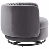 Embrace Tufted Performance Velvet Performance Velvet Swivel Chair