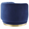 Embrace Tufted Performance Velvet Performance Velvet Swivel Chair
