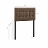 Emily Fabric Upholstered Twin Size Headboard