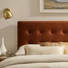 Emily Stain-Resistant Performance Velvet Queen Size Headboard