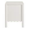 Emmeline Scalloped 2-Drawer Nightstand