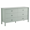 Emmeline Scalloped 6-Drawer Dresser
