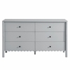 Emmeline Scalloped 6-Drawer Dresser